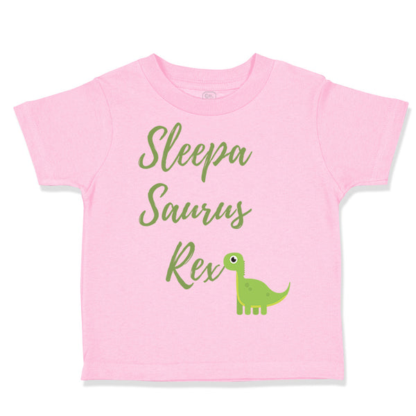 Toddler Clothes Sleepa Saurus Rex Dino Dinosaurus Sleeping Toddler Shirt Cotton