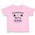 Toddler Clothes Everybody Dance Meow Face of Cat with Bow Toddler Shirt Cotton