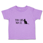 The Cat Did It. Cat Sitting Silhouette