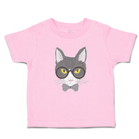 Toddler Clothes Staring Cat with Sunglass Toddler Shirt Baby Clothes Cotton