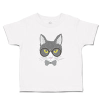 Toddler Clothes Staring Cat with Sunglass Toddler Shirt Baby Clothes Cotton