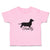 Toddler Clothes Family Pet Animal Dog Walking Silhouette Toddler Shirt Cotton