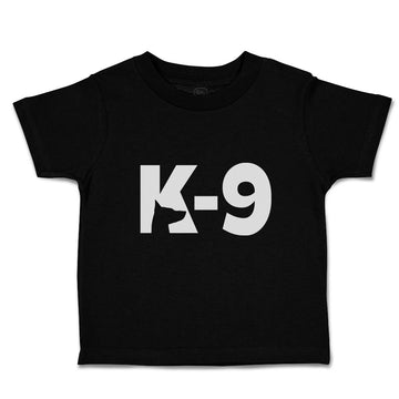 Toddler Clothes K-9 Pet Animal Police Dog Name Toddler Shirt Baby Clothes Cotton