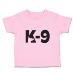 Toddler Clothes K-9 Pet Animal Police Dog Name Toddler Shirt Baby Clothes Cotton