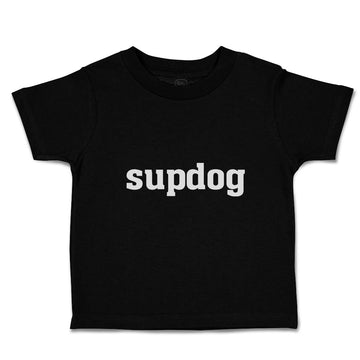 Toddler Clothes Supdog Name of Dog Silhouette Toddler Shirt Baby Clothes Cotton
