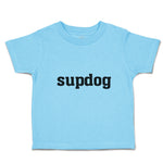 Toddler Clothes Supdog Name of Dog Silhouette Toddler Shirt Baby Clothes Cotton