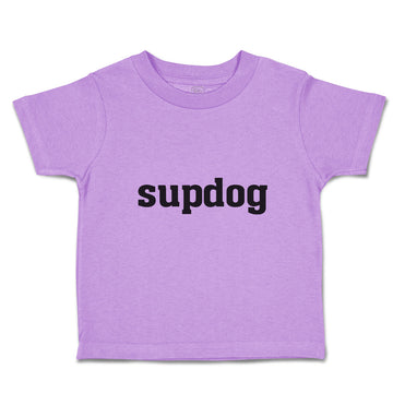 Toddler Clothes Supdog Name of Dog Silhouette Toddler Shirt Baby Clothes Cotton