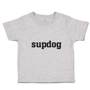 Toddler Clothes Supdog Name of Dog Silhouette Toddler Shirt Baby Clothes Cotton