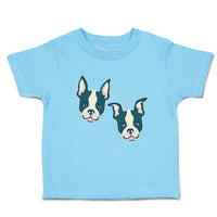 Toddler Clothes Cute Dog Buddies Heads and Faces Toddler Shirt Cotton
