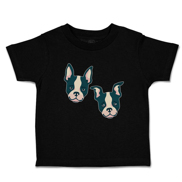 Toddler Clothes Cute Dog Buddies Heads and Faces Toddler Shirt Cotton