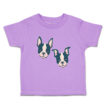 Toddler Clothes Cute Dog Buddies Heads and Faces Toddler Shirt Cotton