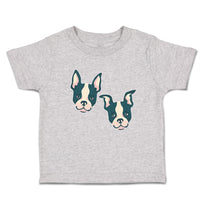 Toddler Clothes Cute Dog Buddies Heads and Faces Toddler Shirt Cotton