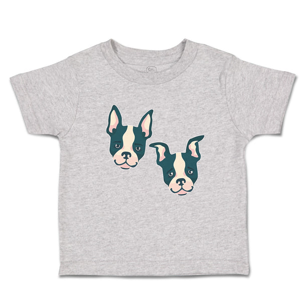 Toddler Clothes Cute Dog Buddies Heads and Faces Toddler Shirt Cotton
