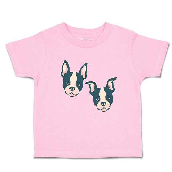 Toddler Clothes Cute Dog Buddies Heads and Faces Toddler Shirt Cotton