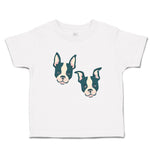 Toddler Clothes Cute Dog Buddies Heads and Faces Toddler Shirt Cotton