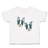 Toddler Clothes Cute Dog Buddies Heads and Faces Toddler Shirt Cotton