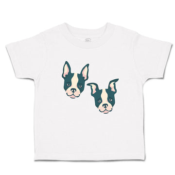 Toddler Clothes Cute Dog Buddies Heads and Faces Toddler Shirt Cotton