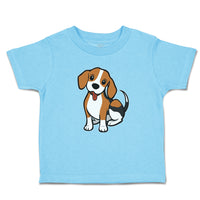 Toddler Clothes Cute Little Puppy Dog Love with Toungue out Toddler Shirt Cotton