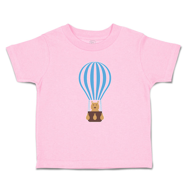 Toddler Clothes Teddy Bear on Parachute Toddler Shirt Baby Clothes Cotton