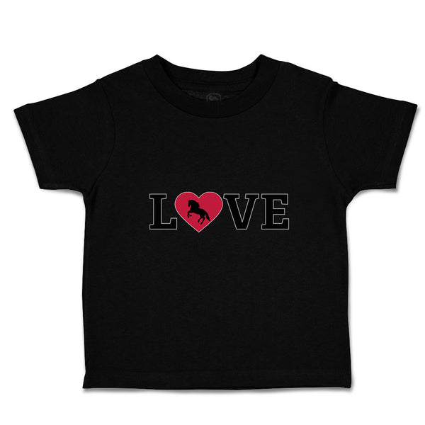 Love Heart Symbol Inside Horse