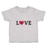 Toddler Clothes Love Heart Symbol Inside Horse Toddler Shirt Baby Clothes Cotton