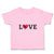 Toddler Clothes Love Heart Symbol Inside Horse Toddler Shirt Baby Clothes Cotton