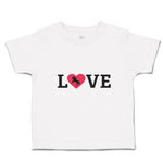 Toddler Clothes Love Heart Symbol Inside Horse Toddler Shirt Baby Clothes Cotton