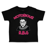 Toddler Clothes Notorious R.B.G Ruth Bader Ginsburg Toddler Shirt Cotton