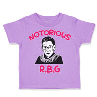 Toddler Clothes Notorious R.B.G Ruth Bader Ginsburg Toddler Shirt Cotton