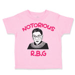 Toddler Clothes Notorious R.B.G Ruth Bader Ginsburg Toddler Shirt Cotton