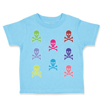 Toddler Clothes Skulls Funny Humor Toddler Shirt Baby Clothes Cotton