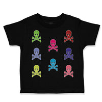 Toddler Clothes Skulls Funny Humor Toddler Shirt Baby Clothes Cotton