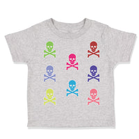 Toddler Clothes Skulls Funny Humor Toddler Shirt Baby Clothes Cotton