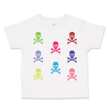Toddler Clothes Skulls Funny Humor Toddler Shirt Baby Clothes Cotton