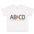 Toddler Clothes Ab Cd Abcd Rock & Roll Funny Humor Toddler Shirt Cotton