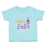 Toddler Clothes Happy Easter Purple Toddler Shirt Baby Clothes Cotton