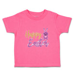 Toddler Clothes Happy Easter Purple Toddler Shirt Baby Clothes Cotton