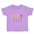 Toddler Clothes Happy Easter Purple Toddler Shirt Baby Clothes Cotton