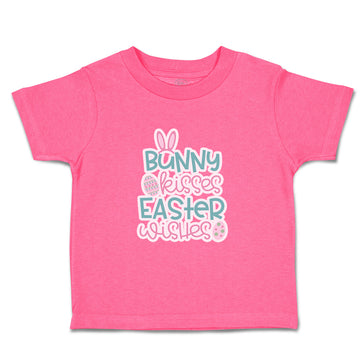 Toddler Clothes Bunny Kisses & Easter Wishes Color Toddler Shirt Cotton