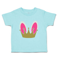 Toddler Clothes Crown on Bunny Head Toddler Shirt Baby Clothes Cotton