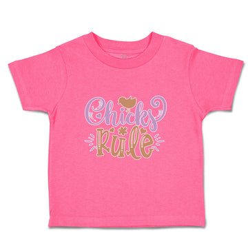 Toddler Clothes Chicks Rule Toddler Shirt Baby Clothes Cotton