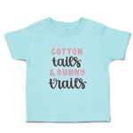 Toddler Clothes Cotton Tails & Bunny Trails Toddler Shirt Baby Clothes Cotton