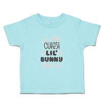 Toddler Clothes Cutest Lil Bunny Toddler Shirt Baby Clothes Cotton
