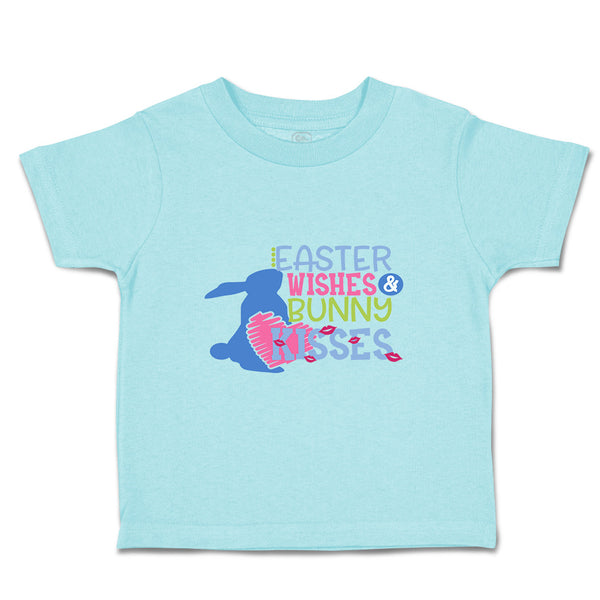 Toddler Clothes Easter Wishes Bunny Kisses Toddler Shirt Baby Clothes Cotton