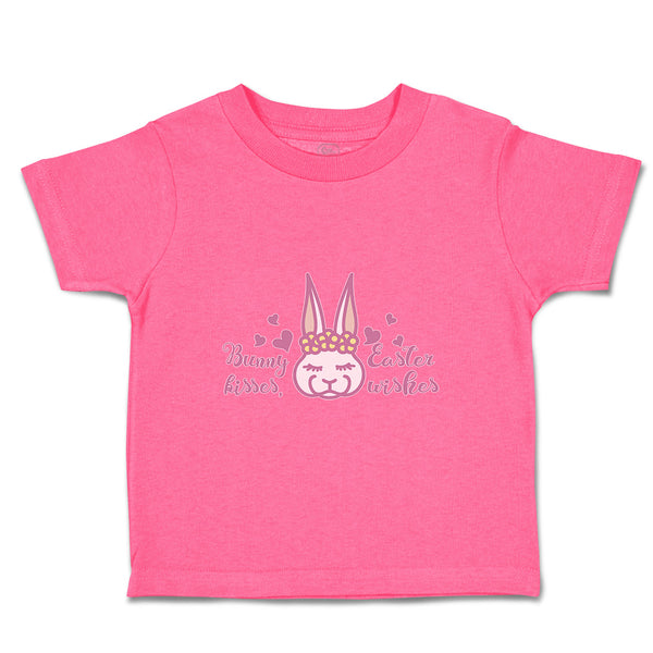 Toddler Clothes Bunny Kisses Easter Wishes Toddler Shirt Baby Clothes Cotton