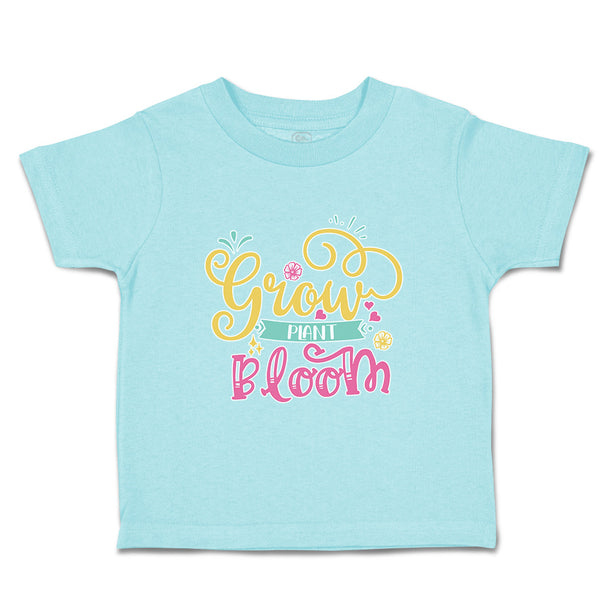 Toddler Clothes Grow Plant Bloom Toddler Shirt Baby Clothes Cotton