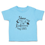 Toddler Clothes I Know My Redeemer Lives Toddler Shirt Baby Clothes Cotton