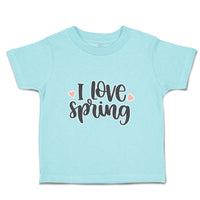 Toddler Clothes I Love Spring Toddler Shirt Baby Clothes Cotton