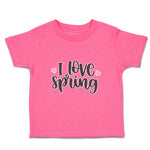 Toddler Clothes I Love Spring Toddler Shirt Baby Clothes Cotton