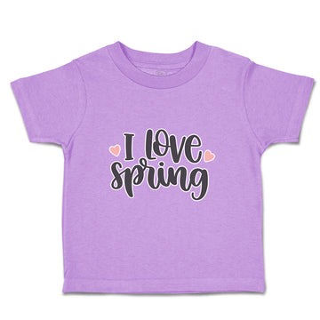 Toddler Clothes I Love Spring Toddler Shirt Baby Clothes Cotton